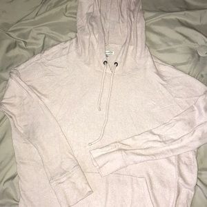 American Eagle Outfitters pale pink hoodie